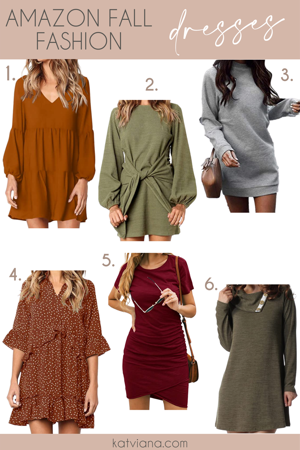 Amazon Fall Fashion - Dresses | Kat Viana