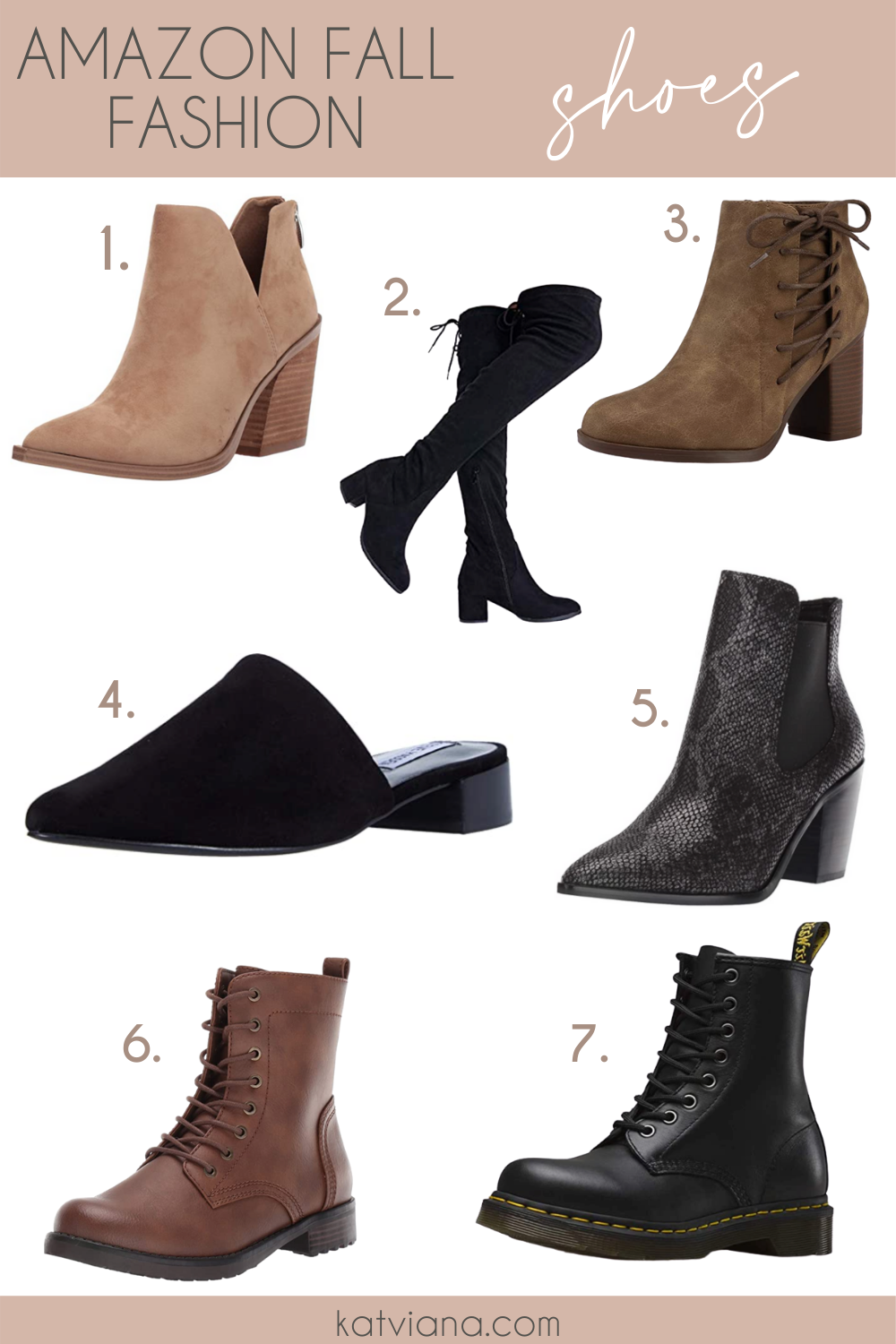 Amazon Fall Fashion - Shoes | Kat Viana