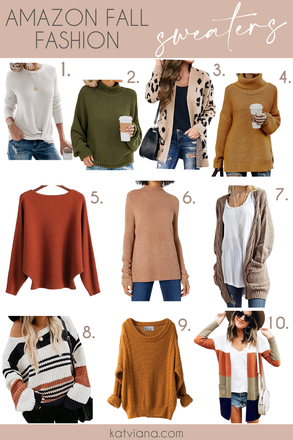 Amazon Fall Fashion - Sweaters | Kat Viana