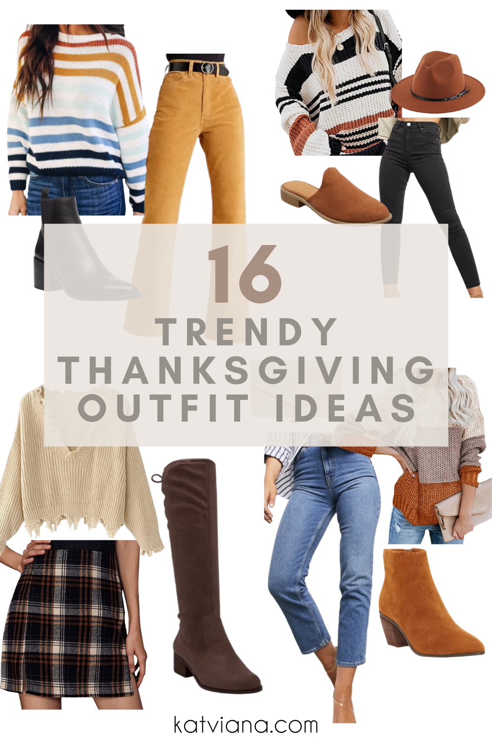 16 Trendy Thanksgiving Outfit Ideas | Kat Viana