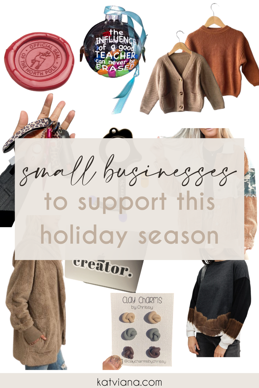 Some of the cutest gifts to gift this holiday season all from small businesses! | Kat Viana