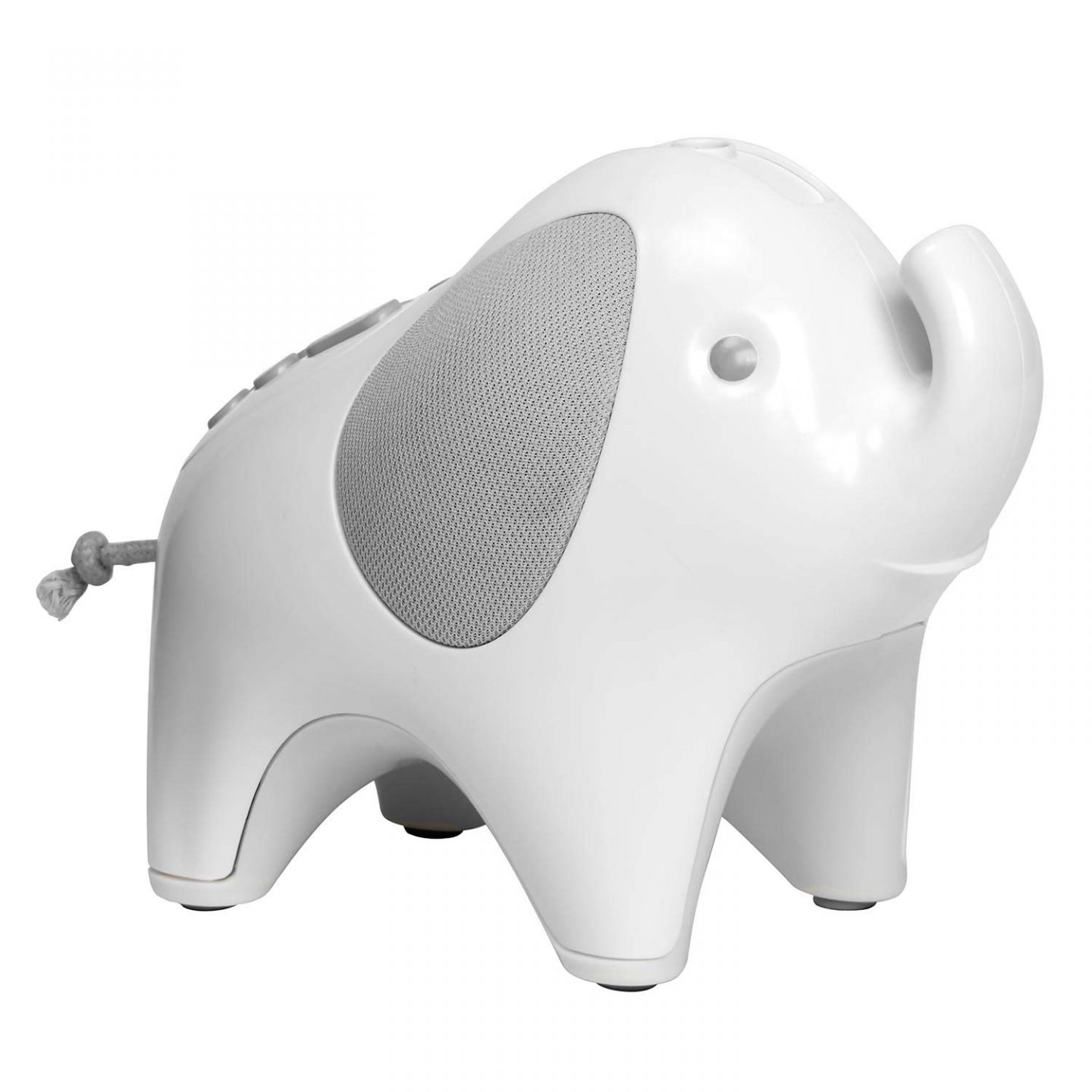 White and grey elephant white noise soother