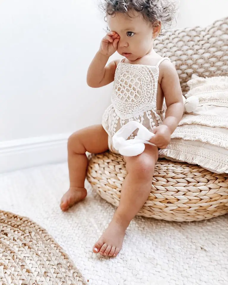 Ari Romper | Trendy Affordable Baby Girl Clothes from Justy BAE | Kat Viana