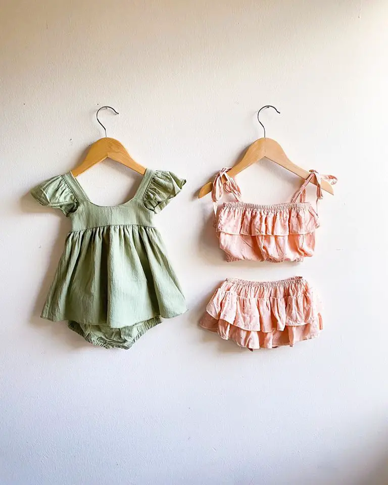 Justy BAE Olivia Set & Stella Set | Trendy Affordable Baby Girl Clothes | Kat Viana