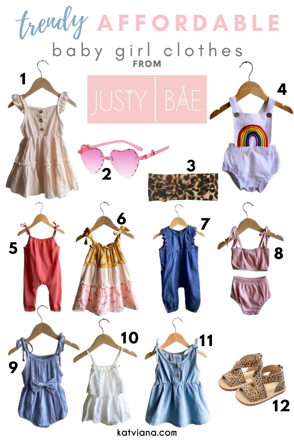 Where To Find Trendy Affordable Baby Girl Clothes | Justy BAE | Kat Viana