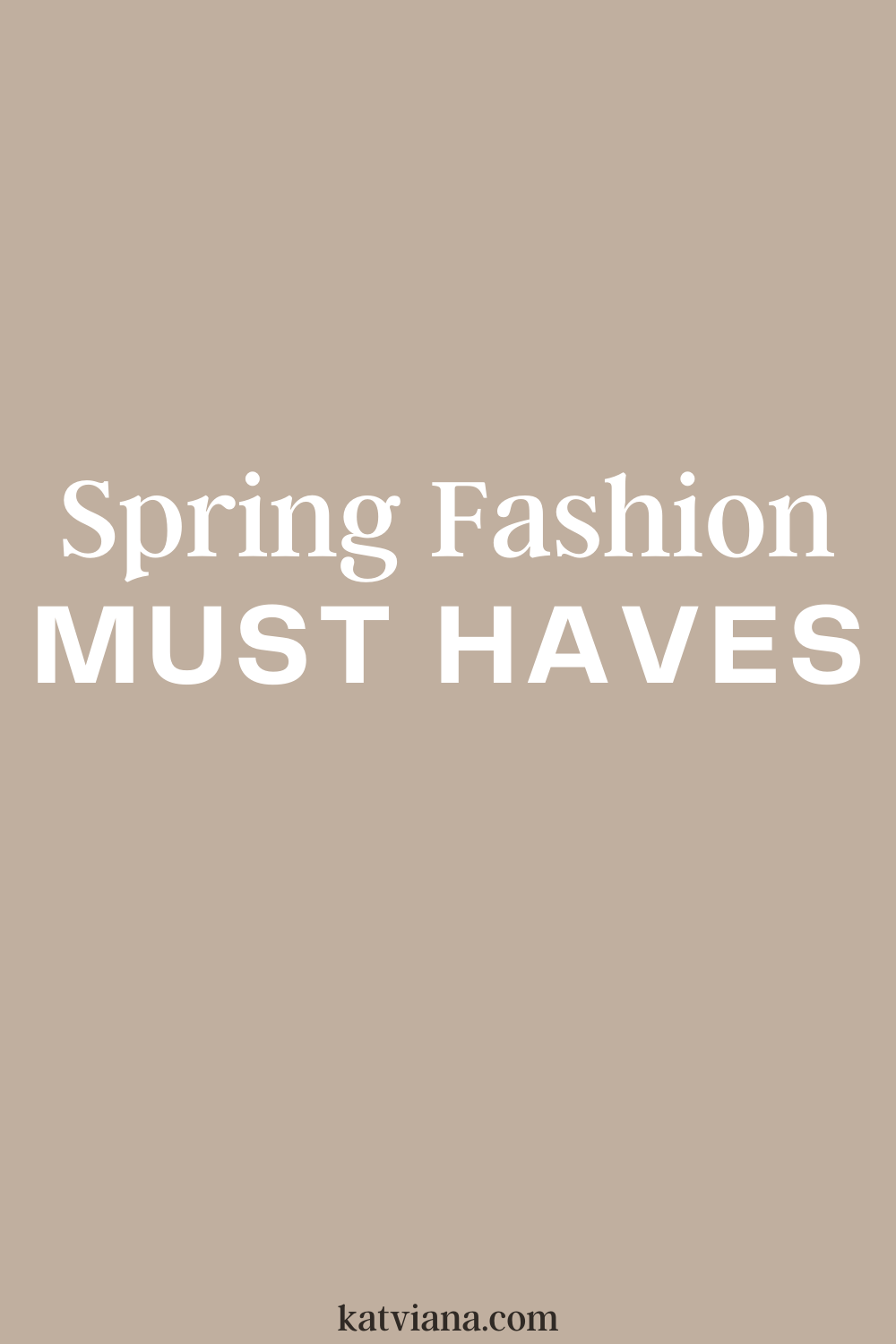spring fashion trends women